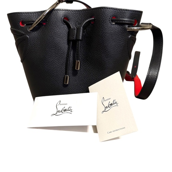 CHRISTIAN LOUBOUTIN By My Side leather Bucket Bag - Picture 3 of 6